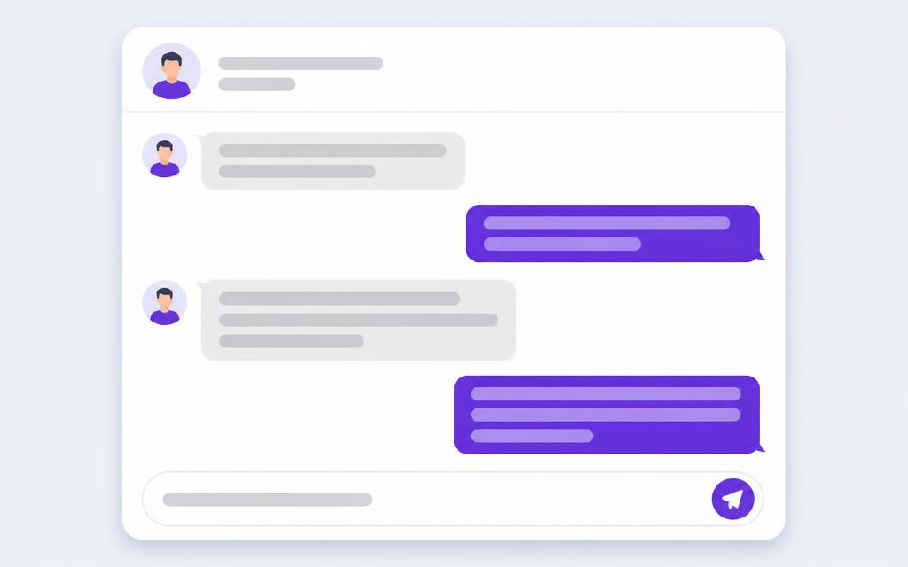 Direct messaging thread between a client and their agent